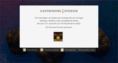 Desktop Screenshot of gastronomisverige.se